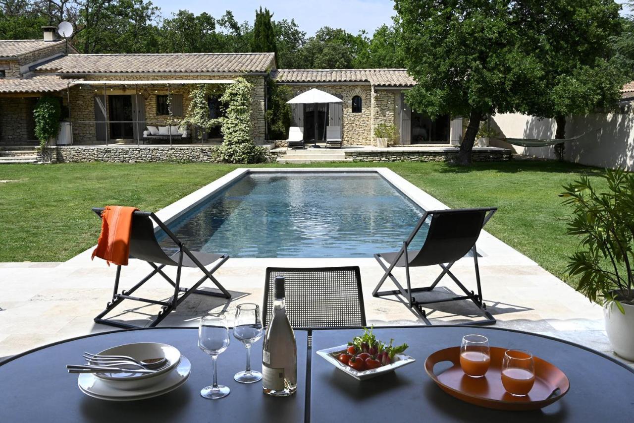 Les Agapanthes De Gordes Villa Dış mekan fotoğraf